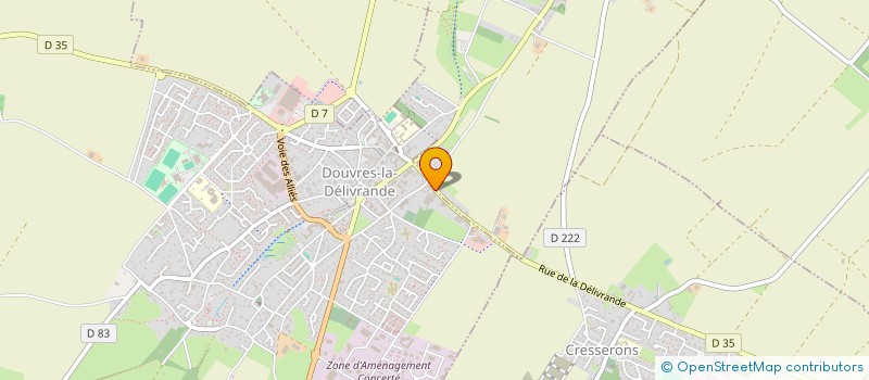 localisation de l'entreprise ASSOCIATION EDUCATIVE NOTRE DAME DE FIDELITE à DOUVRES-LA-DELIVRANDE