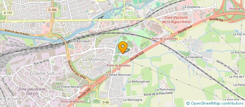 localisation de l'entreprise ASSOCIATION EDUQUER & PARTAGER  CESSON-SEVIGNE