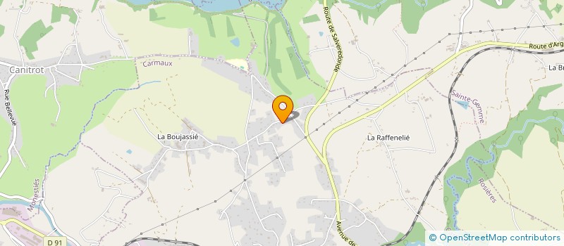 localisation de l'entreprise ASSOCIATION EFFIGIE  CARMAUX