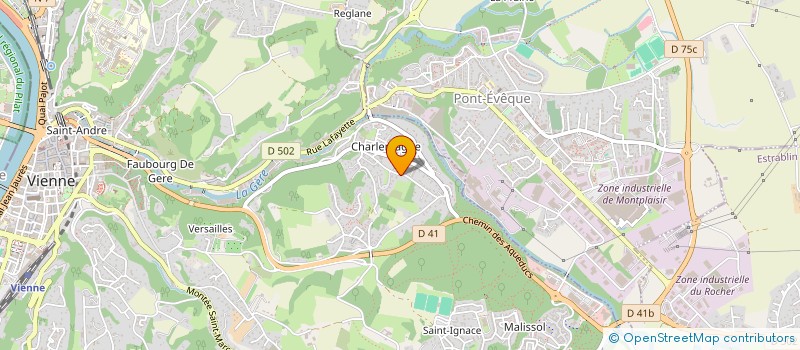 localisation de l'entreprise ASSOCIATION EFILOKA  VIENNE