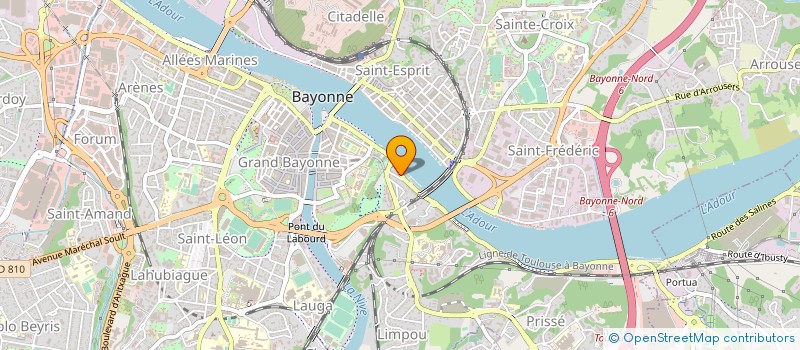 localisation de l'entreprise ASSOCIATION EFOR à BAYONNE