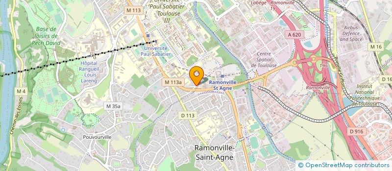 localisation de l'entreprise ASSOCIATION EGLISE PENTECOTISTE UNIE - LE ROCHER TOULOUSE  TOULOUSE
