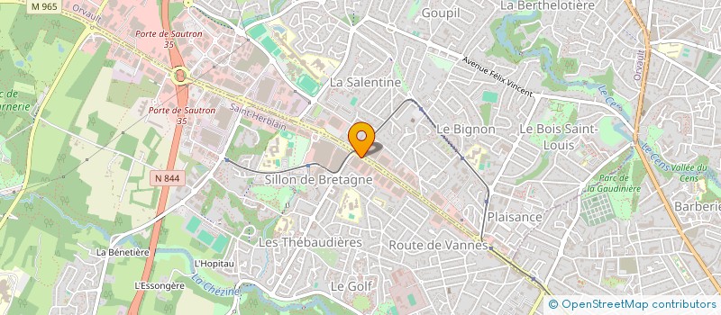 localisation de l'entreprise ASSOCIATION EGO  SAINT-HERBLAIN