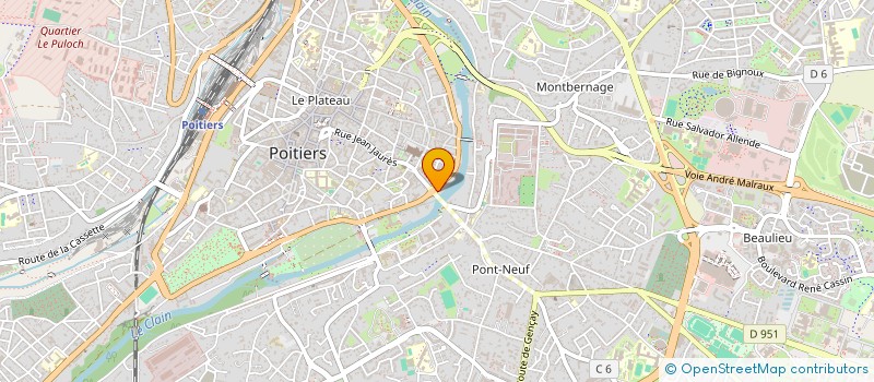 localisation de l'entreprise ASSOCIATION : EH! CHANGE DE SAVOIRS à POITIERS