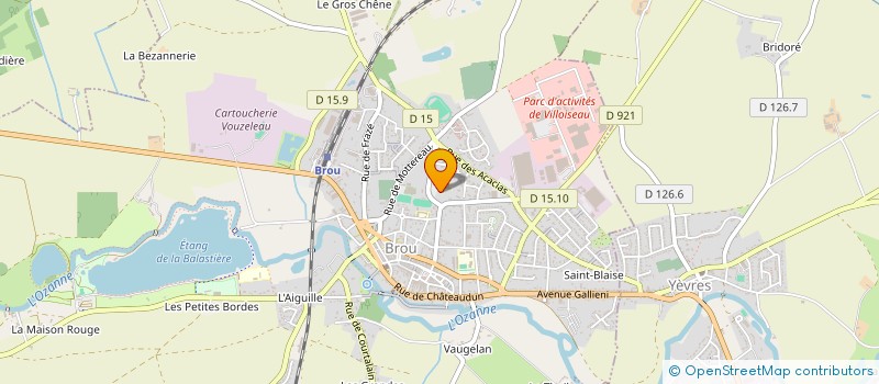 localisation de l'entreprise ASSOCIATION EHPAD DE BROU à BROU