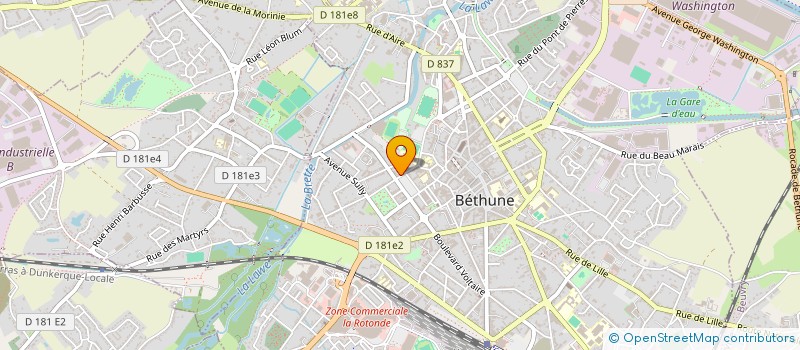 localisation de l'entreprise ASSOCIATION EIDOLON à BETHUNE