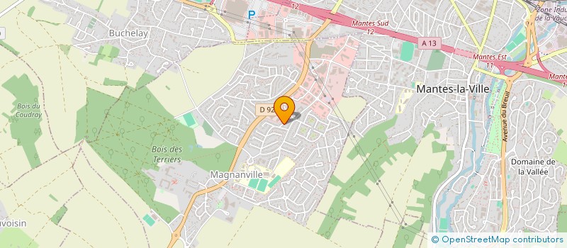 localisation de l'entreprise ASSOCIATION EL FETHE  MAGNANVILLE