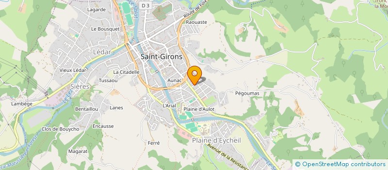 localisation de l'entreprise ASSOCIATION EL SOL à SAINT-GIRONS