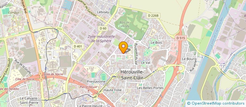 localisation de l'entreprise ASSOCIATION ELAN à HEROUVILLE-SAINT-CLAIR