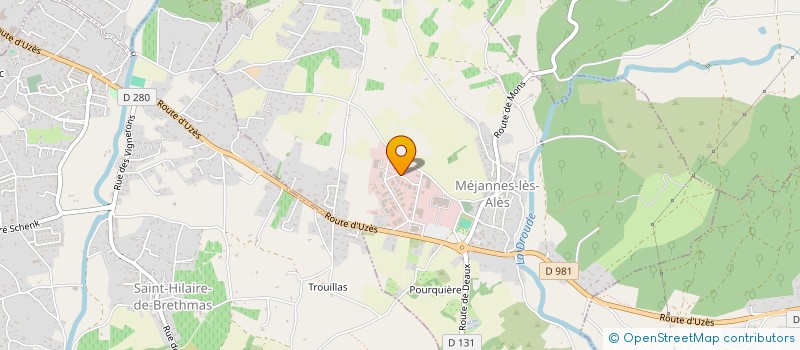 localisation de l'entreprise ASSOCIATION ELAN BIO  MEJANNES-LES-ALES