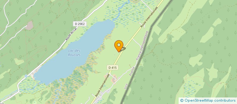 localisation de l'entreprise ASSOCIATION ELAN NORDIQUE BELLEFONTAINE  BELLEFONTAINE