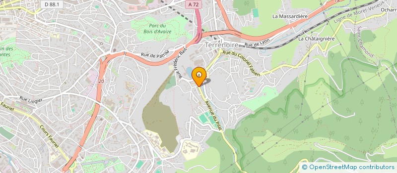 localisation de l'entreprise ASSOCIATION ELCAMINITO  SAINT-ETIENNE