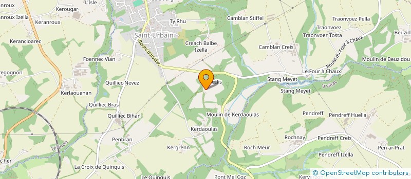 localisation de l'entreprise ASSOCIATION ELECTRO ACOUSTIQUE  SAINT-URBAIN