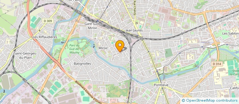 localisation de l'entreprise ASSOCIATION ELECTROHM  LE MANS