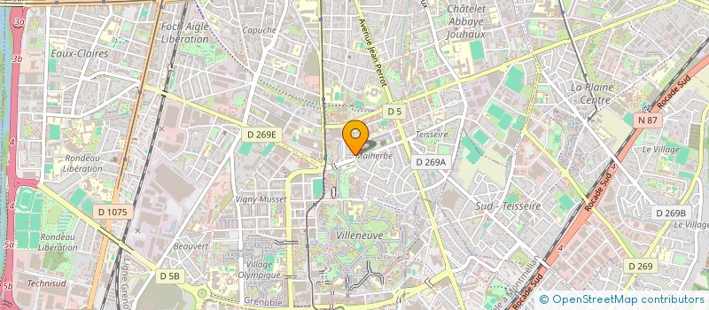 localisation de l'entreprise ASSOCIATION ELIKIA  GRENOBLE