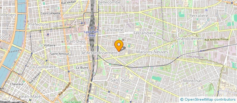 localisation de l'entreprise ASSOCIATION ELOSRA  LYON