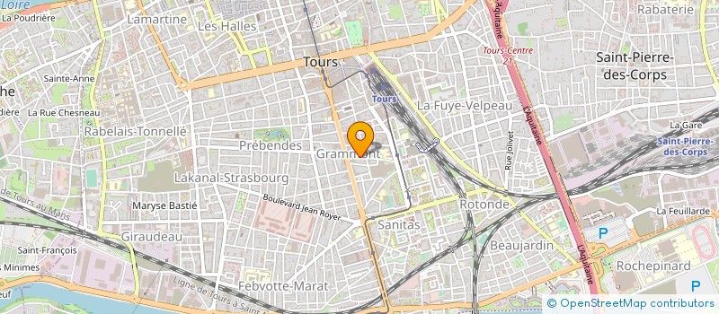 localisation de l'entreprise ASSOCIATION ELSE  TOURS