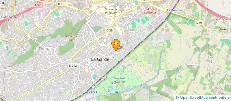 localisation de l'entreprise ASSOCIATION ELSTIR à LA GARDE