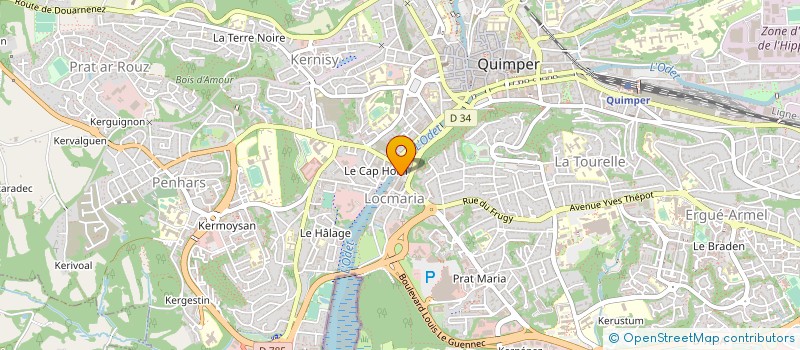 localisation de l'entreprise ASSOCIATION EMBRUNS à QUIMPER