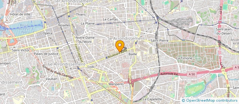 localisation de l'entreprise ASSOCIATION EMI LIVE ACOUSTIC  MARSEILLE