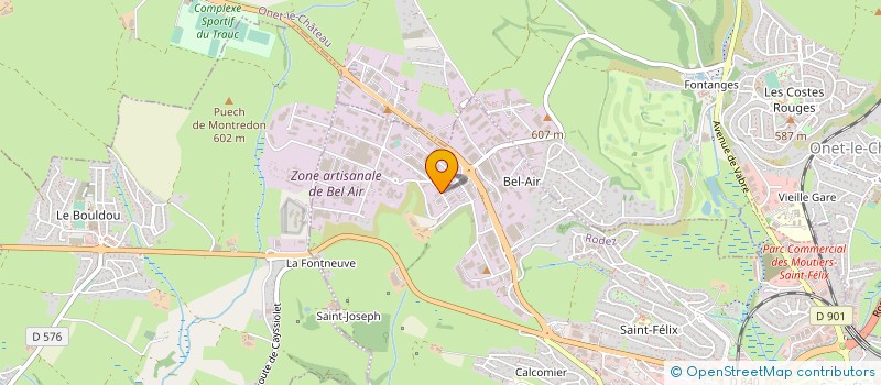 localisation de l'entreprise ASSOCIATION EMILIE DE RODAT  RODEZ