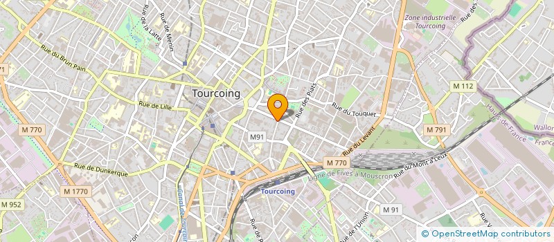 localisation de l'entreprise ASSOCIATION EMMAUS à TOURCOING