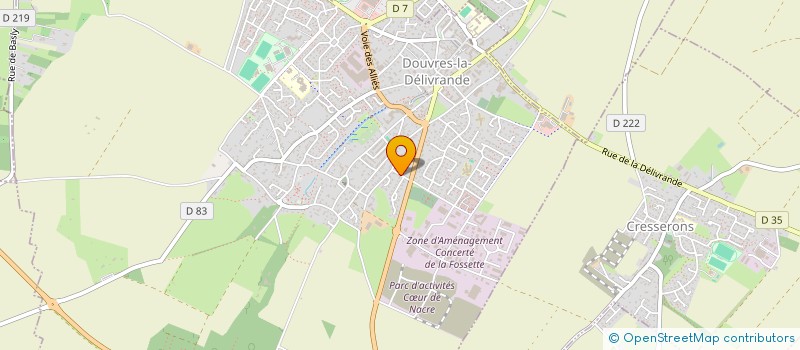 localisation de l'entreprise ASSOCIATION EMMAUS DE CAEN FONDATEUR ABBE PIERRE à DOUVRES-LA-DELIVRANDE
