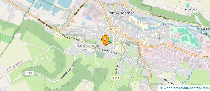 localisation de l'entreprise ASSOCIATION EMMAUS DE PONT AUDEMER FONDATEUR ABBE PIERRE à PONT-AUDEMER
