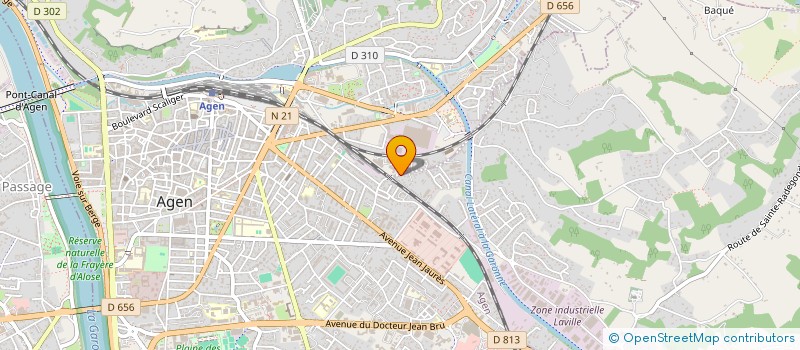 localisation de l'entreprise ASSOCIATION EMMAUS LOT ET GARONNE à AGEN