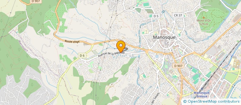 localisation de l'entreprise ASSOCIATION EMPLOI LOGEMENT SPORT à MANOSQUE
