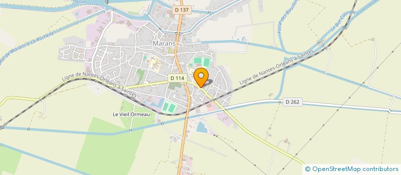 localisation de l'entreprise ASSOCIATION EMPLOIS FAMILIAUX  MARANS