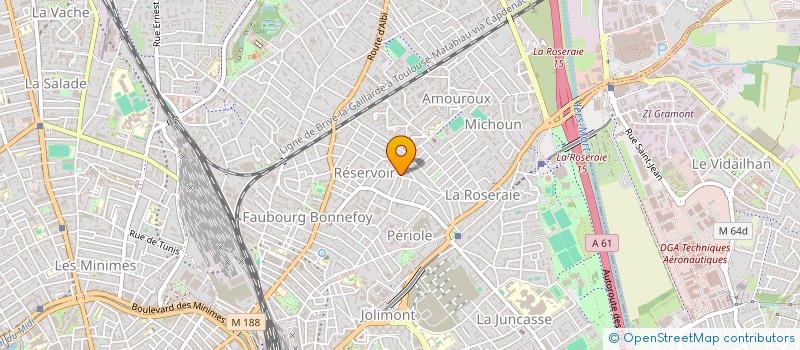 localisation de l'entreprise ASSOCIATION EMPREINTE à TOULOUSE