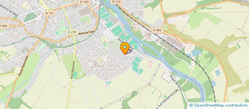 localisation de l'entreprise ASSOCIATION EMPREINTES & AVENIR à AUXERRE