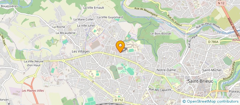 localisation de l'entreprise ASSOCIATION EN AVANT BABY'S TEAM à SAINT-BRIEUC