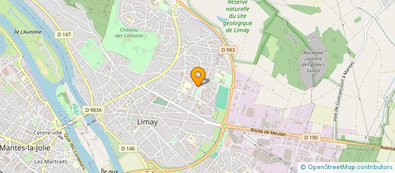 localisation de l'entreprise ASSOCIATION EN AVANT LA JEUNESSE à LIMAY
