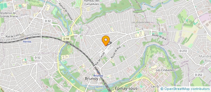 localisation de l'entreprise ASSOCIATION EN AVANT LA MUSIQUE à BRUNOY