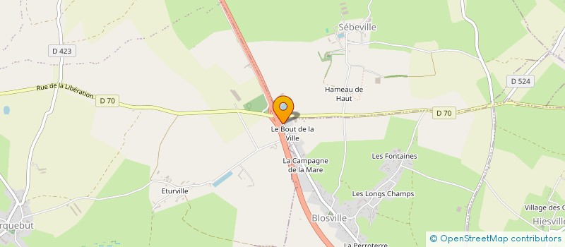 localisation de l'entreprise ASSOCIATION EN DIRECT DE NOS FERMES ET JARDINS  BLOSVILLE