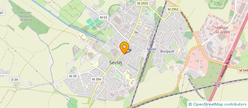 localisation de l'entreprise ASSOCIATION EN FAVEUR DES ENSEIGNANTS DE LILLE2 ANNOEULLIN  SECLIN