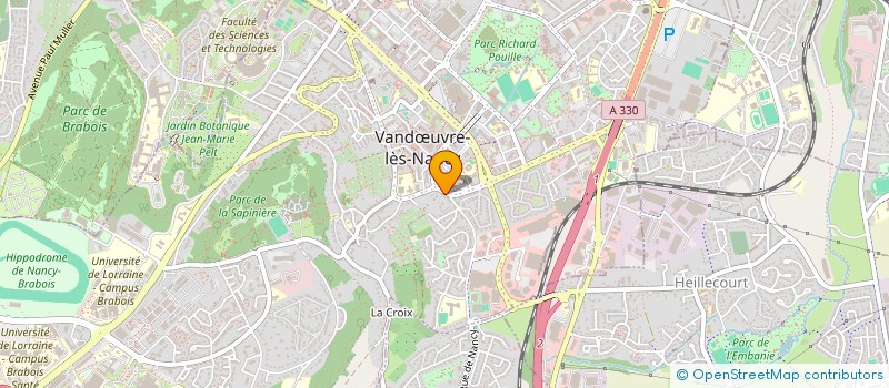 localisation de l'entreprise ASSOCIATION EN PASSANT PAR L'ART  VANDUVRE-LES-NANCY