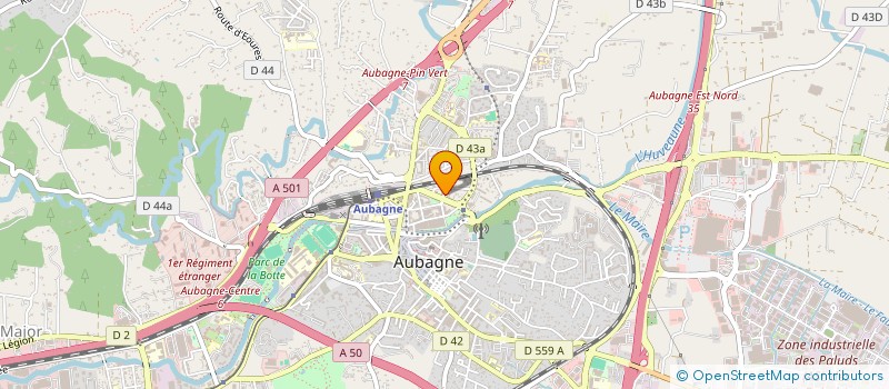 localisation de l'entreprise ASSOCIATION EN PHASE  AUBAGNE