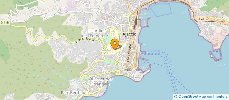 localisation de l'entreprise ASSOCIATION EN THERAPIES COGNITIVES ET COMPORTEMENTALES DE CORSE ( AT3C ) à AJACCIO