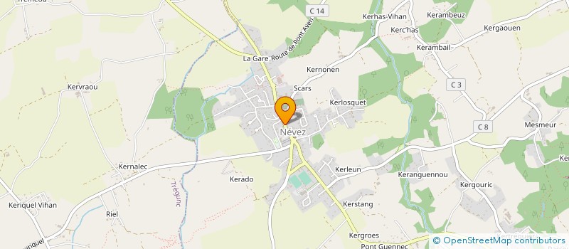 localisation de l'entreprise ASSOCIATION EN TRANSIT à NEVEZ