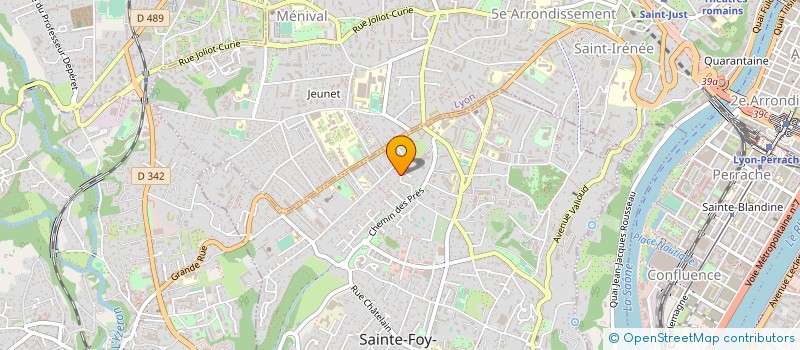 localisation de l'entreprise ASSOCIATION EN UT à SAINTE-FOY-LES-LYON
