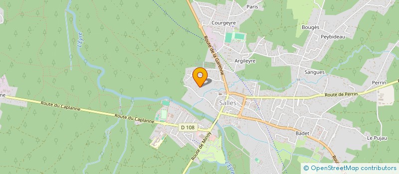 localisation de l'entreprise ASSOCIATION ENALYA  SALLES