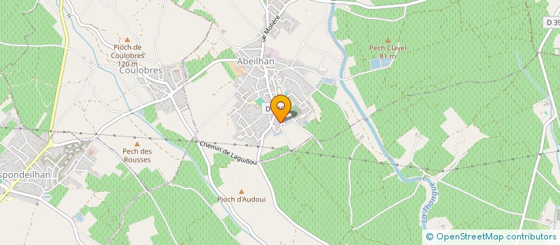 localisation de l'entreprise ASSOCIATION ENCHANTEE  ABEILHAN