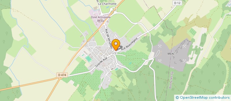 localisation de l'entreprise ASSOCIATION ENER-GY GRAYLOIS  CHARCENNE