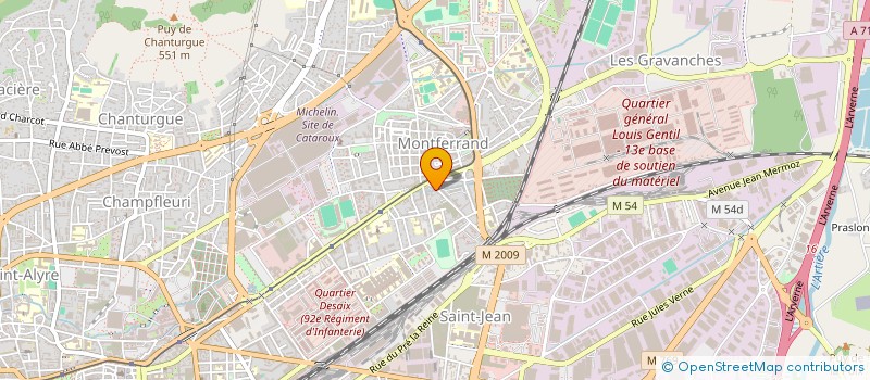 localisation de l'entreprise ASSOCIATION ENERGIE REIKI  CLERMONT-FERRAND