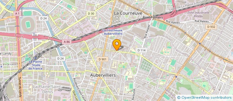 localisation de l'entreprise ASSOCIATION ENERGY GENERATION à LA COURNEUVE