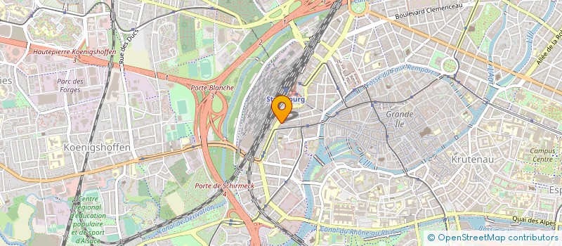 localisation de l'entreprise ASSOCIATION ENFANCE DE L ART à STRASBOURG