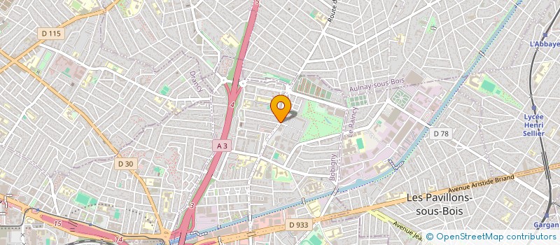 localisation de l'entreprise ASSOCIATION ENFANCE ET INTERNET  BONDY